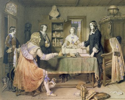 The Temptation of Andrew Marvell, 1860 by William Vandyke Patten